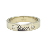 グッチ GUCCI アイコンプリントリング 750WG ジュエリー