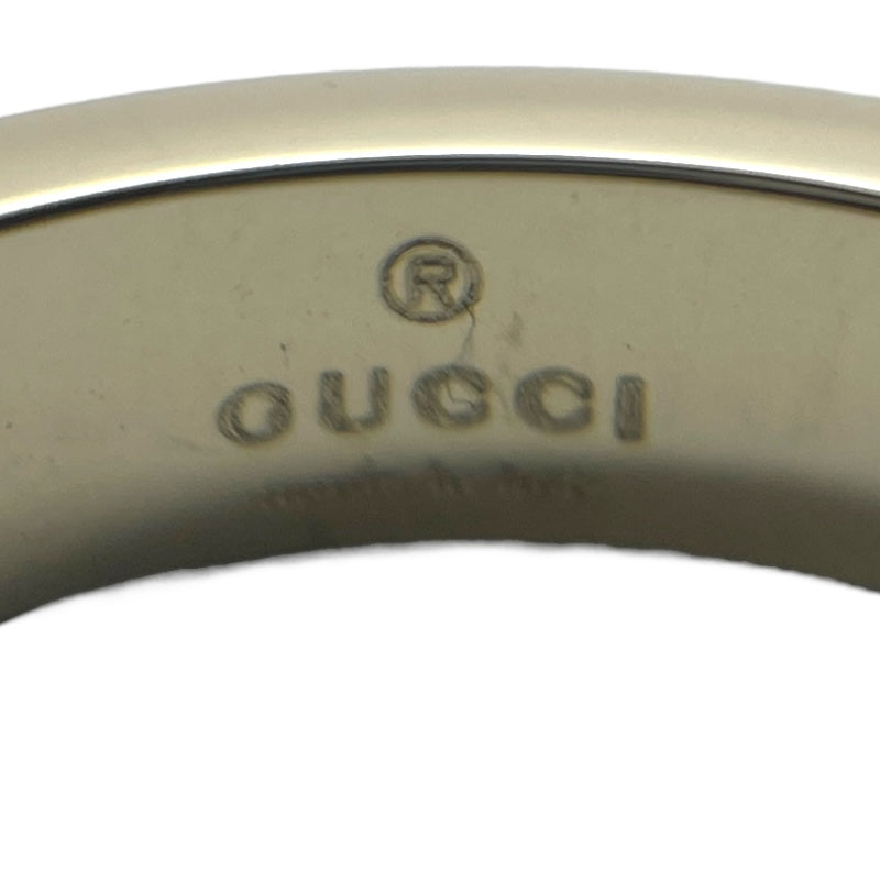 グッチ GUCCI アイコンプリントリング 750WG ジュエリー