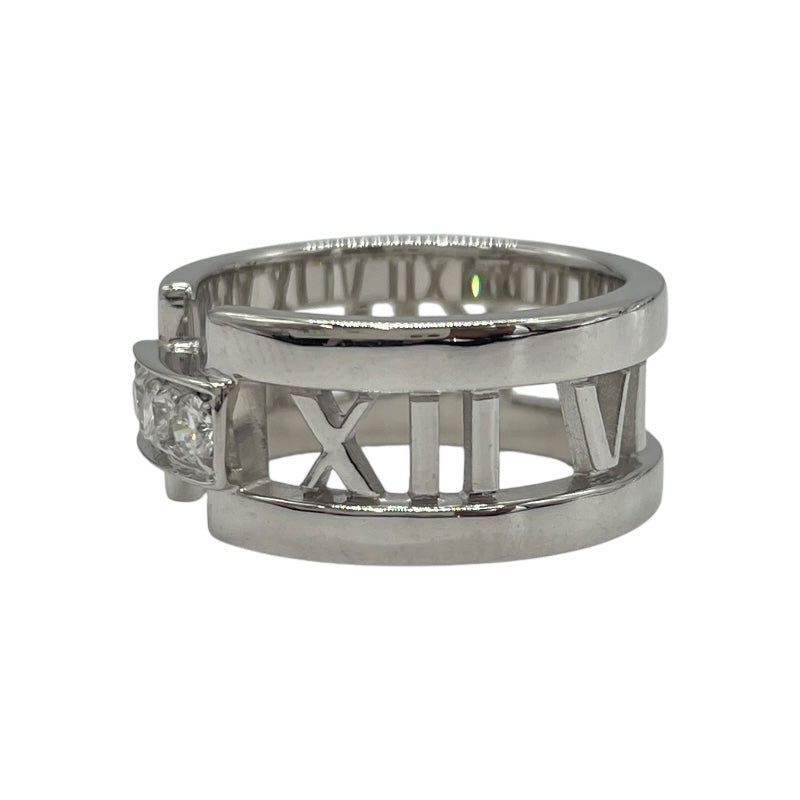 ティファニー TIFFANY＆CO アトラスオープンリング 750WG/ダイヤモンド ジュエリー
