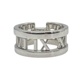 ティファニー TIFFANY＆CO アトラスオープンリング 750WG/ダイヤモンド ジュエリー