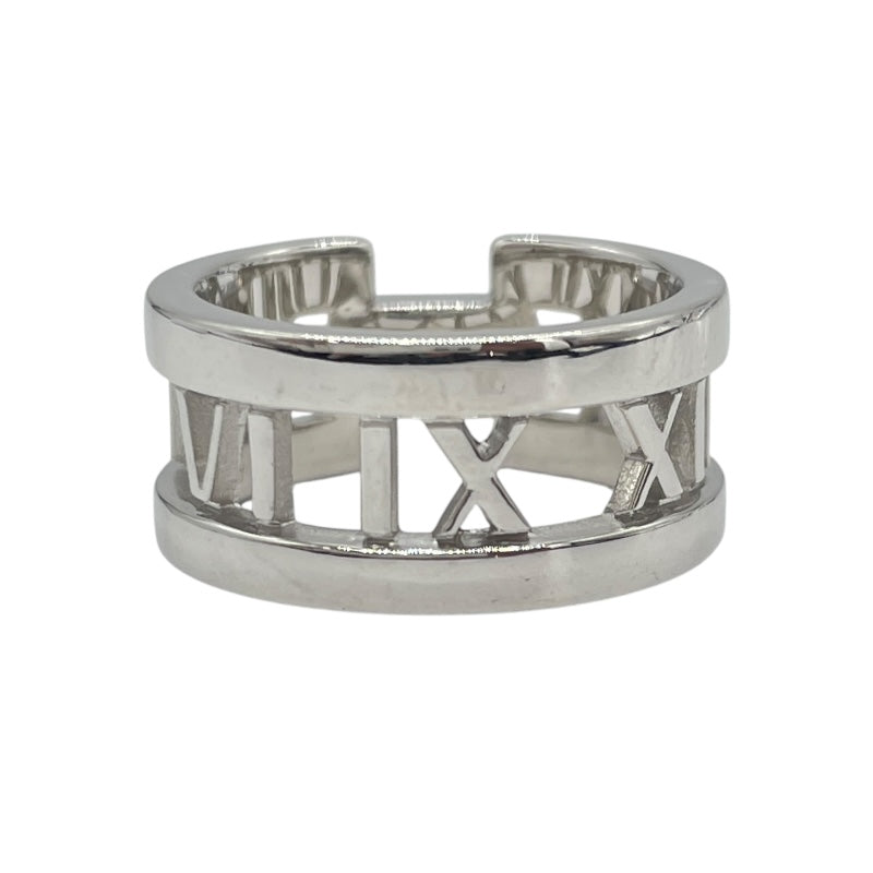 ティファニー TIFFANY＆CO アトラスオープンリング 750WG/ダイヤモンド ジュエリー