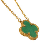 ヴァンクリーフ＆アーペル Van Cleef & Arpels ヴィンテージアルハンブラ ネックレス 750YG マラカイト ジュエリー