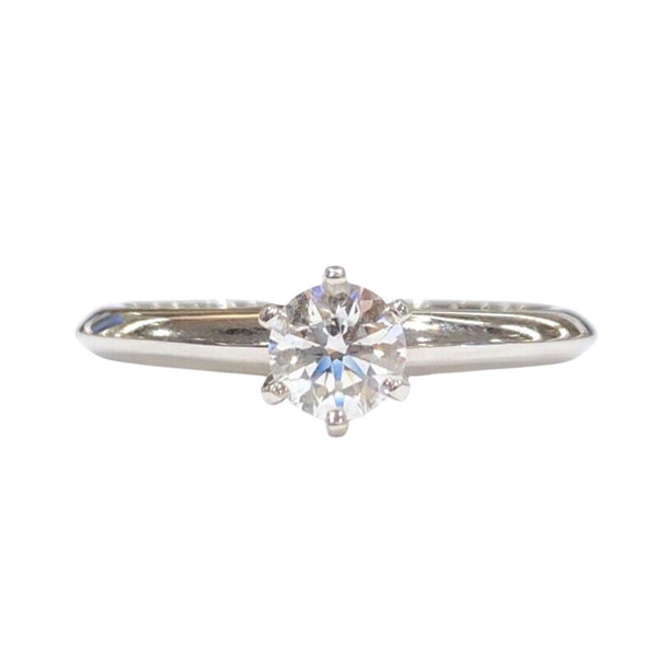 ティファニー TIFFANY＆CO ソリティアリング シルバー Pt950 ジュエリー