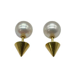タサキ TASAKI リベリオンピアス イエローゴールド 750 パール ジュエリー