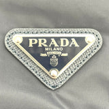 プラダ PRADA トライアングルロゴナイロン切替ブルゾン UMG116 ネイビー ウール メンズ パーカー