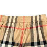 バーバリー BURBERRY チェック柄ワイドイージーパンツ 8085656 ベージュ コットン コットン レディース パンツ
