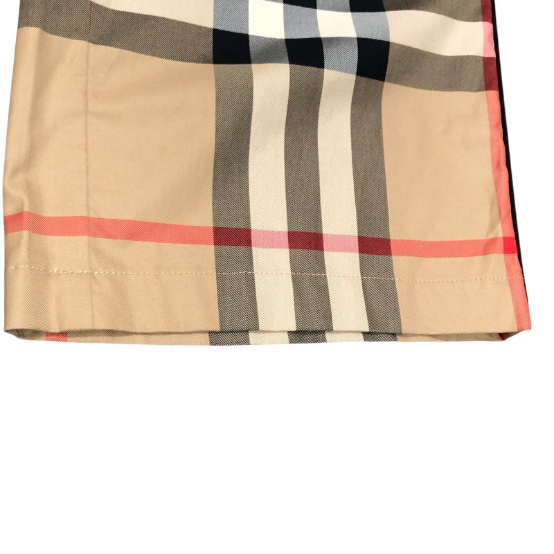 バーバリー BURBERRY チェック柄ワイドイージーパンツ 8085656 ベージュ コットン コットン レディース パンツ