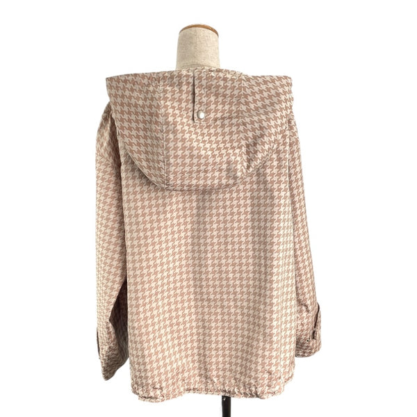 クリスチャン・ディオール Christian Dior 千鳥格子アノラックジャケット 217C09A2833 ベージュ ポリエステル レディース その他アウター