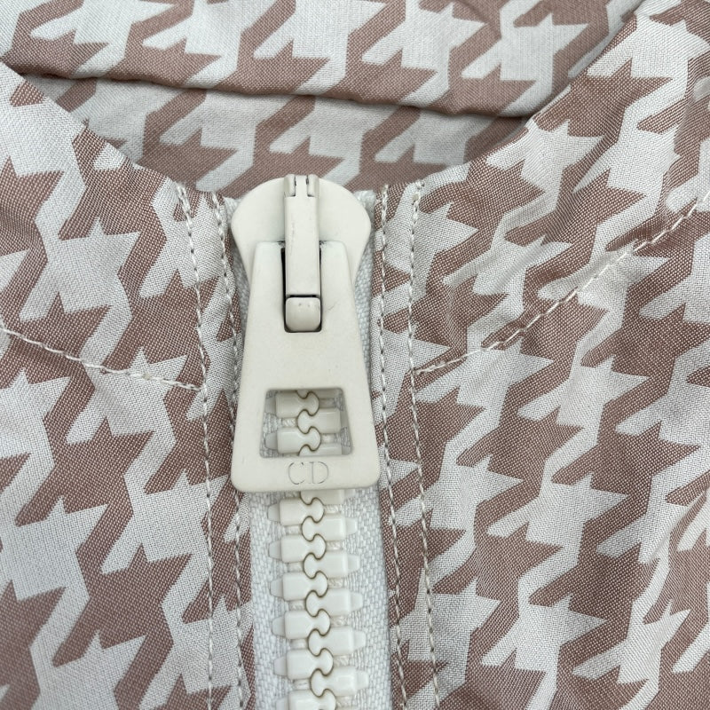クリスチャン・ディオール Christian Dior 千鳥格子アノラックジャケット 217C09A2833 ベージュ ポリエステル レディース その他アウター