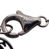 カルティエ Cartier リフレクション ドゥ カルティエ ダイヤ ネックレス シルバー K18WG ダイヤモンド ジュエリー