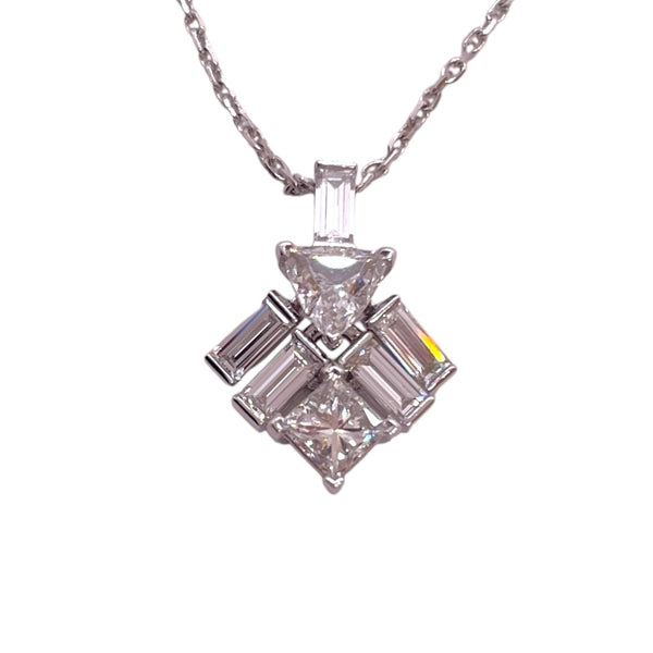 カルティエ Cartier リフレクション ドゥ カルティエ ダイヤ ネックレス シルバー K18WG ダイヤモンド ジュエリー