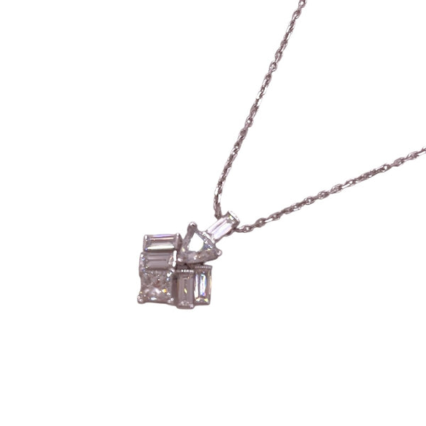 カルティエ Cartier リフレクション ドゥ カルティエ ダイヤ ネックレス シルバー K18WG ダイヤモンド ジュエリー