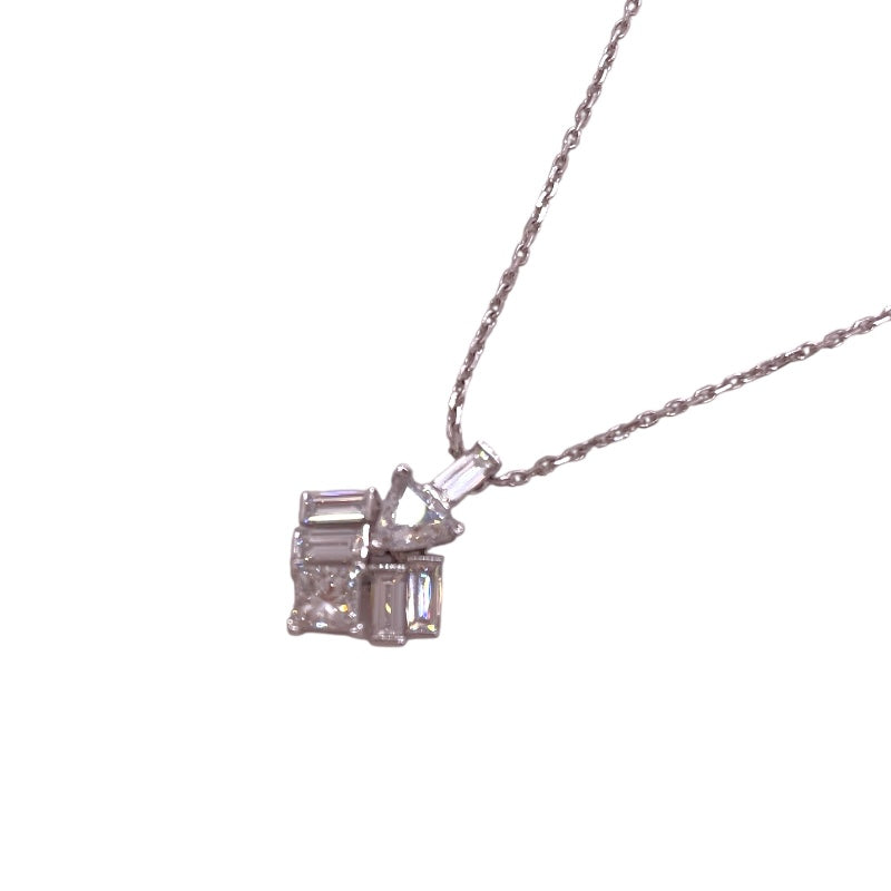 カルティエ Cartier リフレクション ドゥ カルティエ ダイヤ ネックレス シルバー K18WG ダイヤモンド ジュエリー