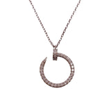 カルティエ Cartier ジュストアンクル ダイヤネックレス 750WG/ダイヤモンド ダイヤモンド ジュエリー