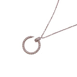 カルティエ Cartier ジュストアンクル ダイヤネックレス 750WG/ダイヤモンド ダイヤモンド ジュエリー