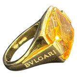 ブルガリ BVLGARI アレグラ シトリン リング K18YG シトリン ジュエリー