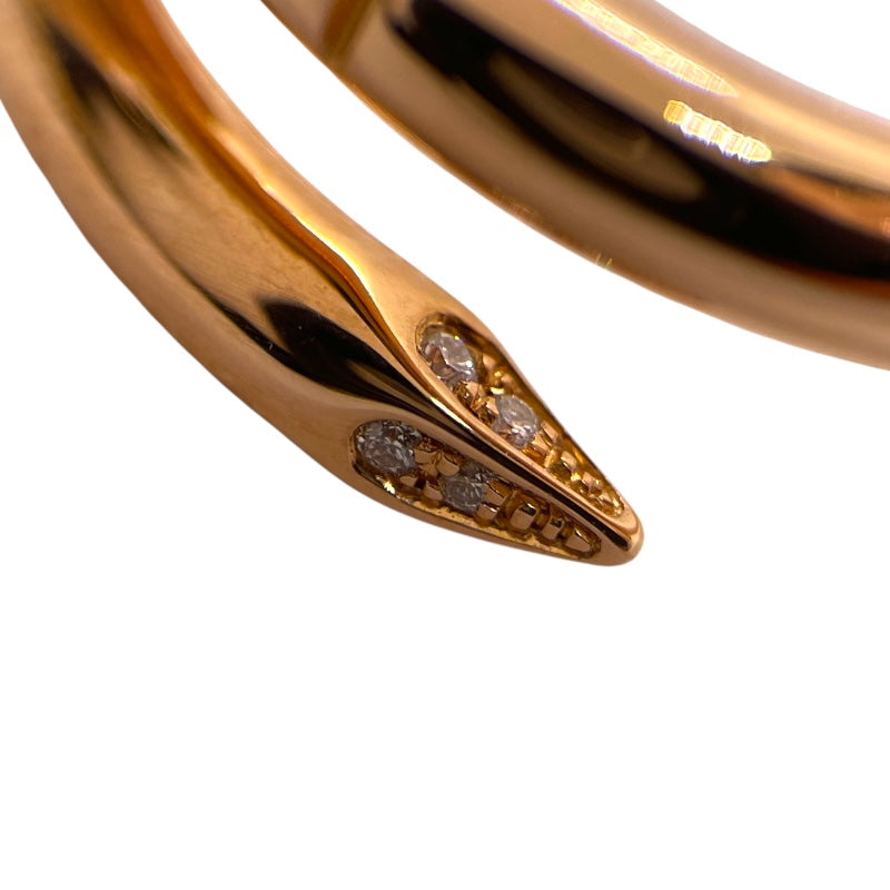 カルティエ Cartier ジュストアンクルダイヤリング　 K18ピンクゴールド K18PG ダイヤモンド ジュエリー