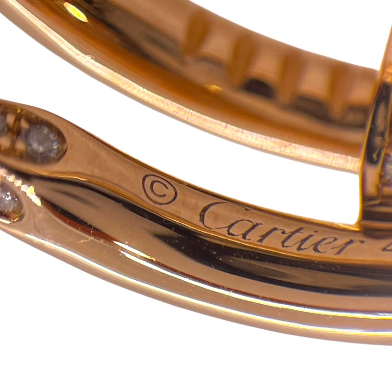 カルティエ Cartier ジュストアンクルダイヤリング　 K18ピンクゴールド K18PG ダイヤモンド ジュエリー