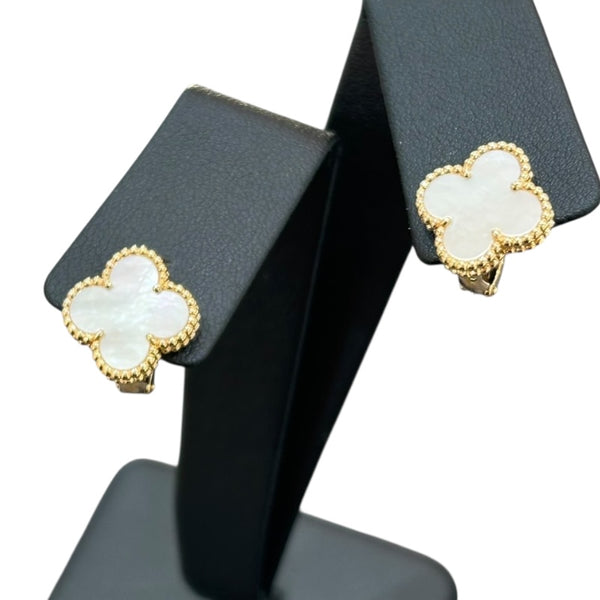 ヴァンクリーフ＆アーペル Van Cleef & Arpels ヴィンテージアルハンブラピアス 750/マザーオブパール ジュエリー