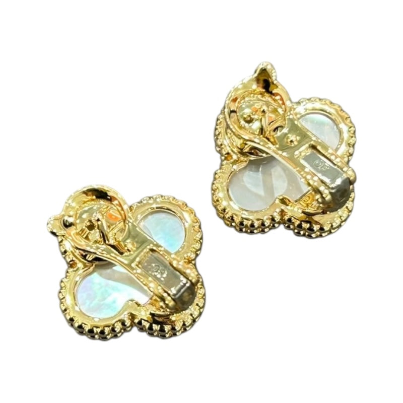 ヴァンクリーフ＆アーペル Van Cleef & Arpels ヴィンテージアルハンブラピアス 750/マザーオブパール ジュエリー