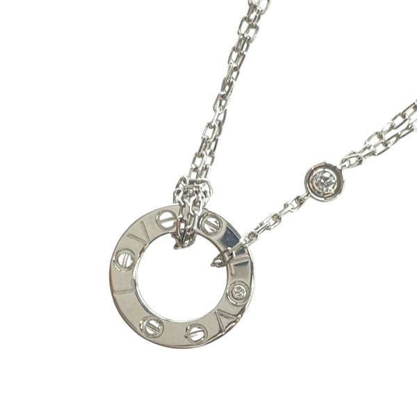カルティエ Cartier ラブサークルネックレス Au750/ダイヤモンド ジュエリー