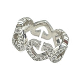 カルティエ Cartier C2ハートダイヤリング 750/ダイヤモンド ジュエリー