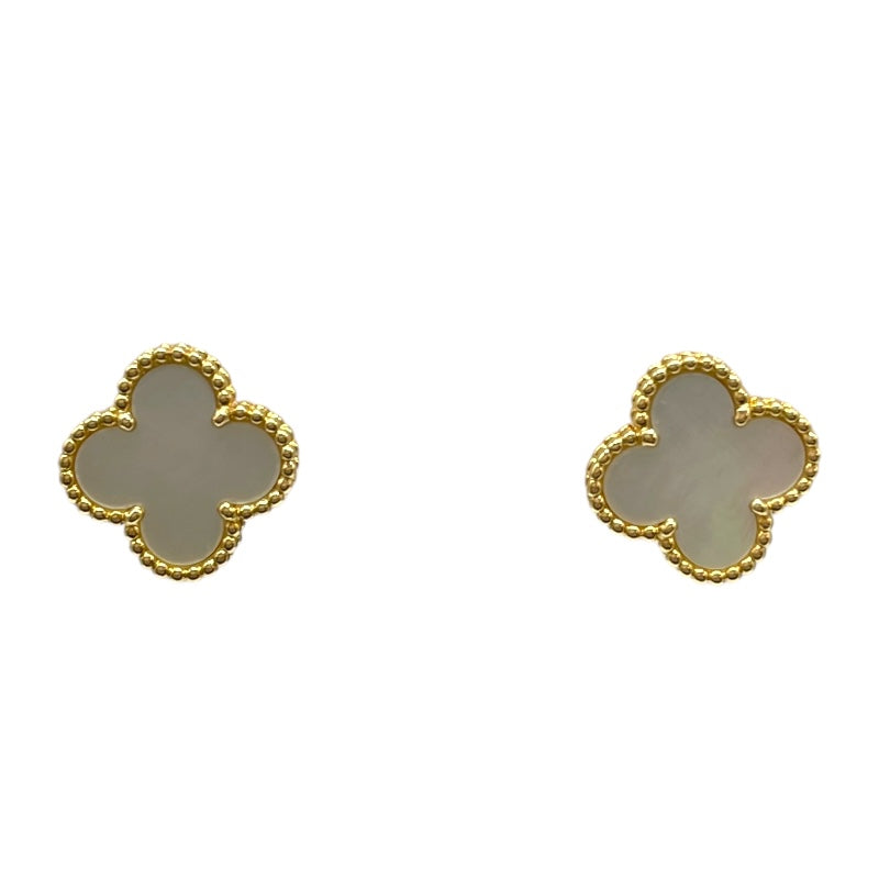 ヴァンクリーフ＆アーペル Van Cleef & Arpels ヴィンテージアルハンブラピアス 750/マザーオブパール ジュエリー