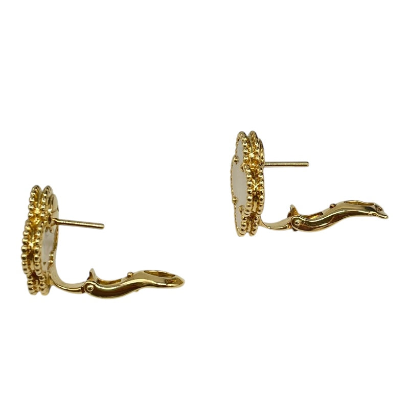 ヴァンクリーフ＆アーペル Van Cleef & Arpels ヴィンテージアルハンブラピアス 750/マザーオブパール ジュエリー