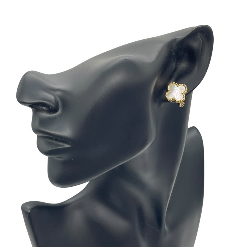ヴァンクリーフ＆アーペル Van Cleef & Arpels ヴィンテージアルハンブラピアス 750/マザーオブパール ジュエリー