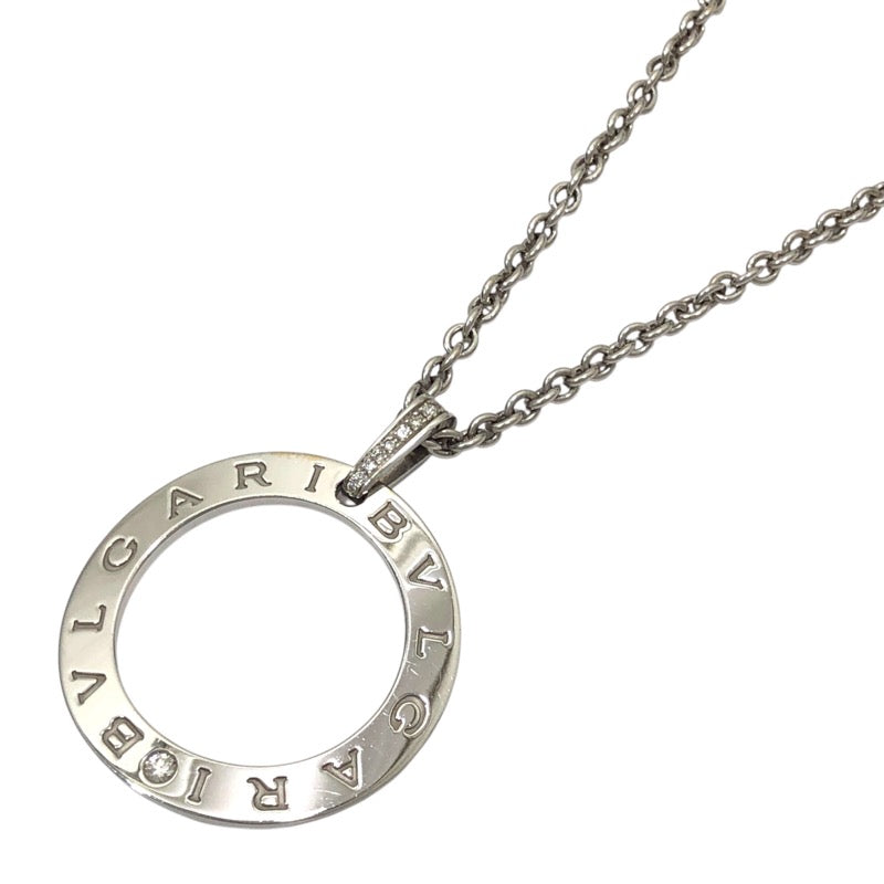 ブルガリ BVLGARI ブルガリブルガリ ソートワールロングネックレス シルバー 750WG ジュエリー