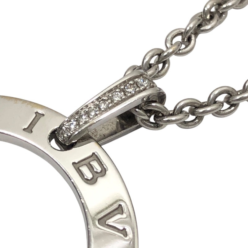 ブルガリ BVLGARI ブルガリブルガリ ソートワールロングネックレス シルバー 750WG ジュエリー