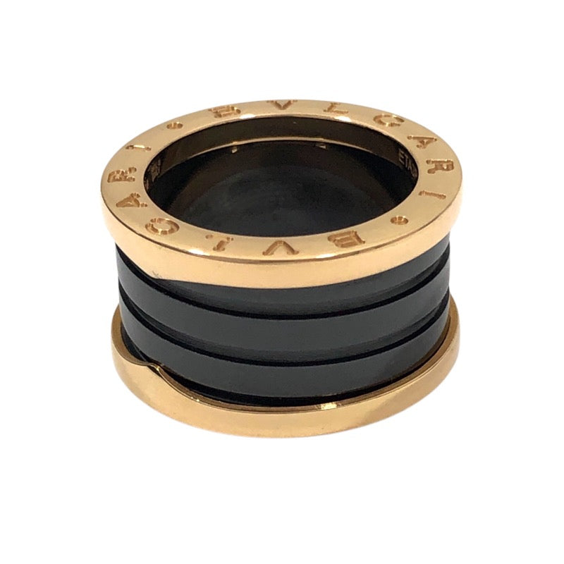 ブルガリ BVLGARI ビーゼロワンリング 4バンド 750PG/セラミック ジュエリー