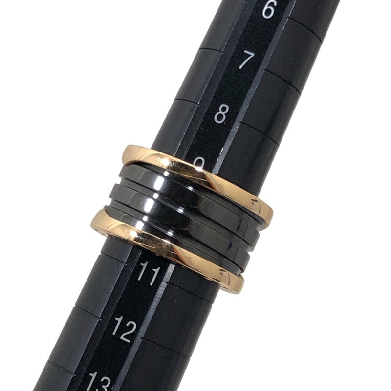 ブルガリ BVLGARI ビーゼロワンリング 4バンド 750PG/セラミック ジュエリー