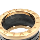 ブルガリ BVLGARI ビーゼロワンリング 4バンド 750PG/セラミック ジュエリー