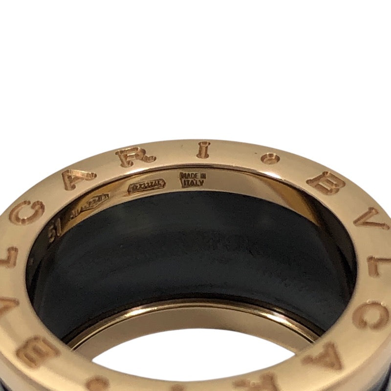 ブルガリ BVLGARI ビーゼロワンリング 4バンド 750PG/セラミック ジュエリー