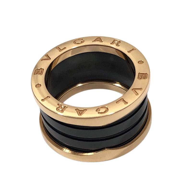ブルガリ BVLGARI ビーゼロワンリング 4バンド 750PG/セラミック ジュエリー