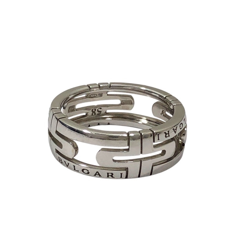 ブルガリ BVLGARI パレンテシリング 750WG ジュエリー