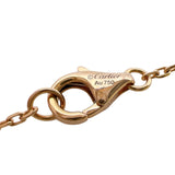 カルティエ Cartier ロゴドゥーブルダイヤネックレス ピンクゴールド 750PG/ダイヤモンド ジュエリー