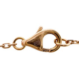カルティエ Cartier ロゴドゥーブルダイヤネックレス ピンクゴールド 750PG/ダイヤモンド ジュエリー