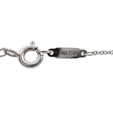 ティファニー TIFFANY＆CO インターロッキング　サークルネックレス シルバー/ゴールド 750WG/ダイヤ ジュエリー
