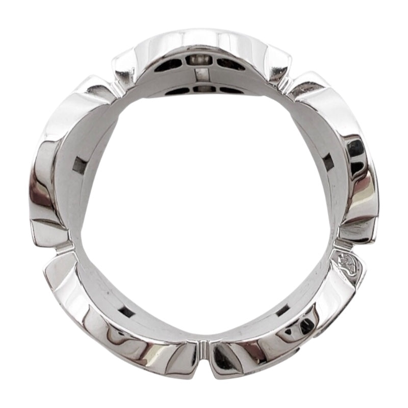 カルティエ Cartier イマリアリング シルバー 750WG ダイヤモンド ジュエリー