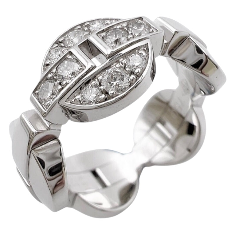 カルティエ Cartier イマリアリング シルバー 750WG ダイヤモンド ジュエリー