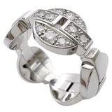 カルティエ Cartier イマリアリング シルバー 750WG ダイヤモンド ジュエリー