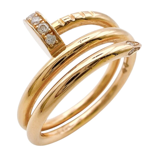 カルティエ Cartier ジュストアンクルダイヤリング ピンクゴールド 750PG ダイヤモンド ジュエリー