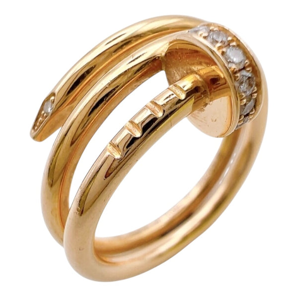 カルティエ Cartier ジュストアンクルダイヤリング ピンクゴールド 750PG ダイヤモンド ジュエリー