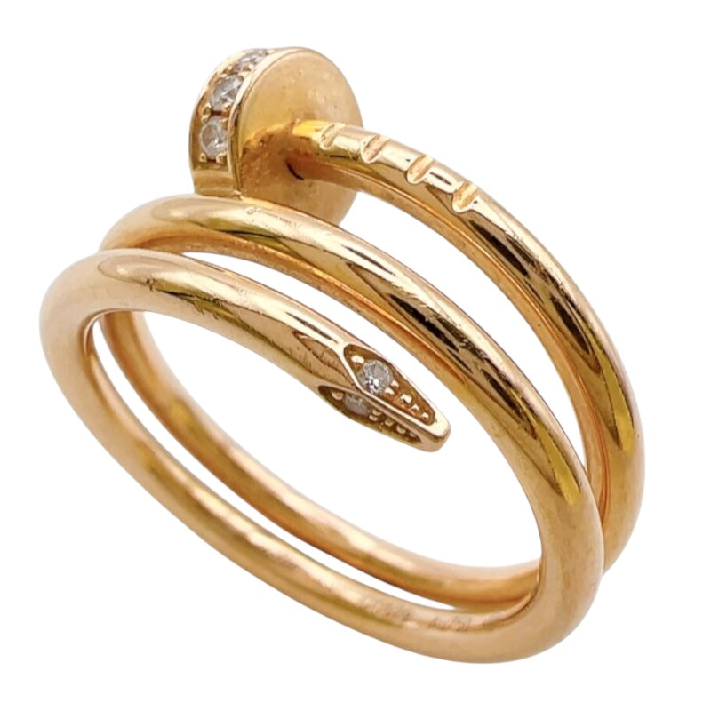 カルティエ Cartier ジュストアンクルダイヤリング ピンクゴールド 750PG ダイヤモンド ジュエリー