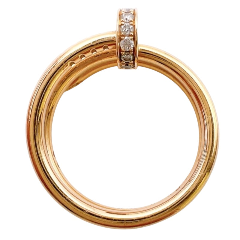 カルティエ Cartier ジュストアンクルダイヤリング ピンクゴールド 750PG ダイヤモンド ジュエリー