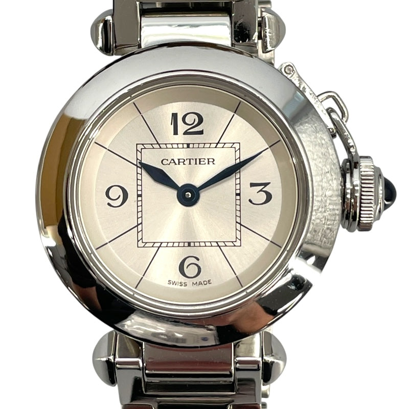 カルティエ Cartier ミスパシャ W3140007 シルバー SS レディース 腕時計