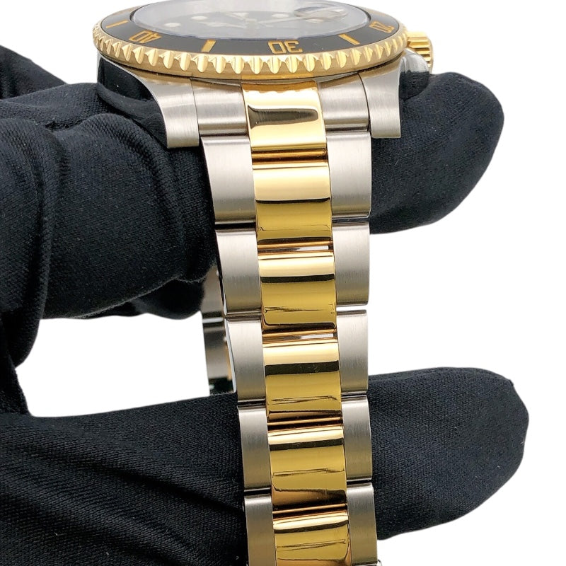 ロレックス ROLEX サブマリーナ 116613LN ブラック K18/SS メンズ 腕時計