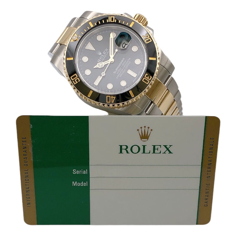 ロレックス ROLEX サブマリーナ 116613LN ブラック K18/SS メンズ 腕時計